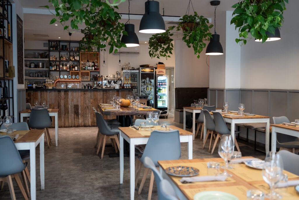 Interno del ristorante Dicaduca Piazza del Popolo Ascoli Piceno, AP